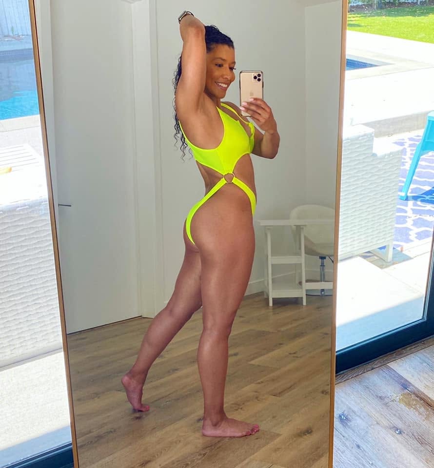 Jeanette Jenkins in a bikini