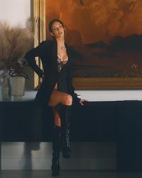 Black boots and Black lingerie