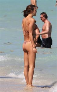 Irina Shayk in a bikini - ass