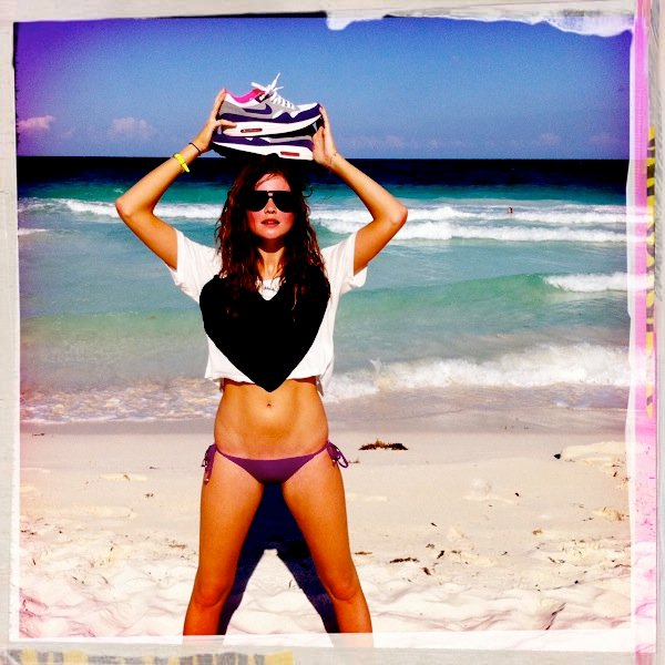 Behati Prinsloo in a bikini