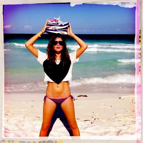 Behati Prinsloo in a bikini