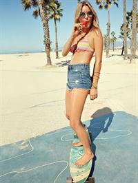 Camille Rowe in a bikini