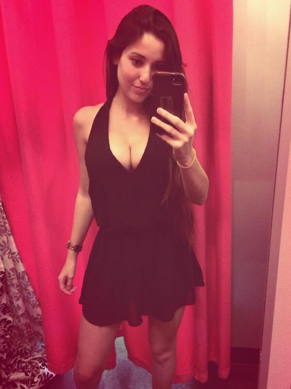 Angie Varona taking a selfie