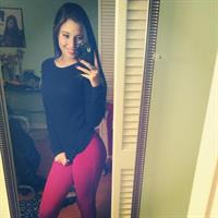 Angie Varona taking a selfie