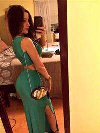 Angie Varona taking a selfie