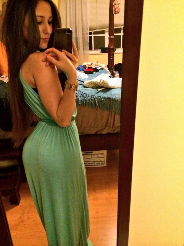 Angie Varona taking a selfie