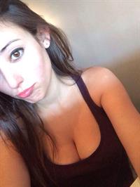Angie Varona taking a selfie
