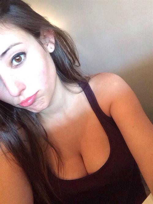 Angie Varona taking a selfie