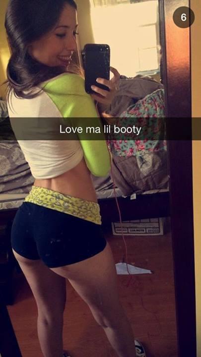 Angie Varona taking a selfie and - ass