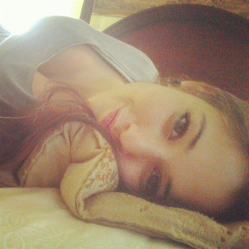 Angie Varona taking a selfie