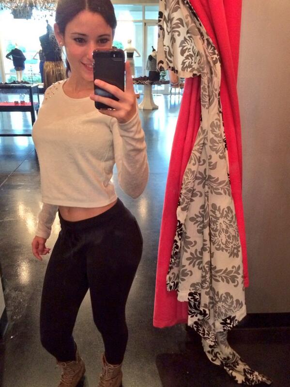 Angie Varona taking a selfie