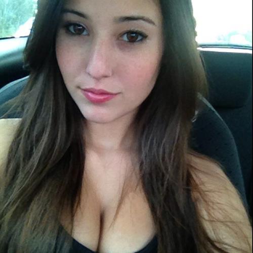 Angie Varona taking a selfie