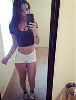 Angie Varona taking a selfie