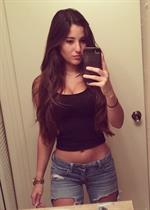 Angie Varona taking a selfie