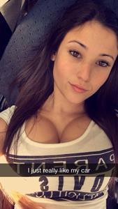 Angie Varona taking a selfie