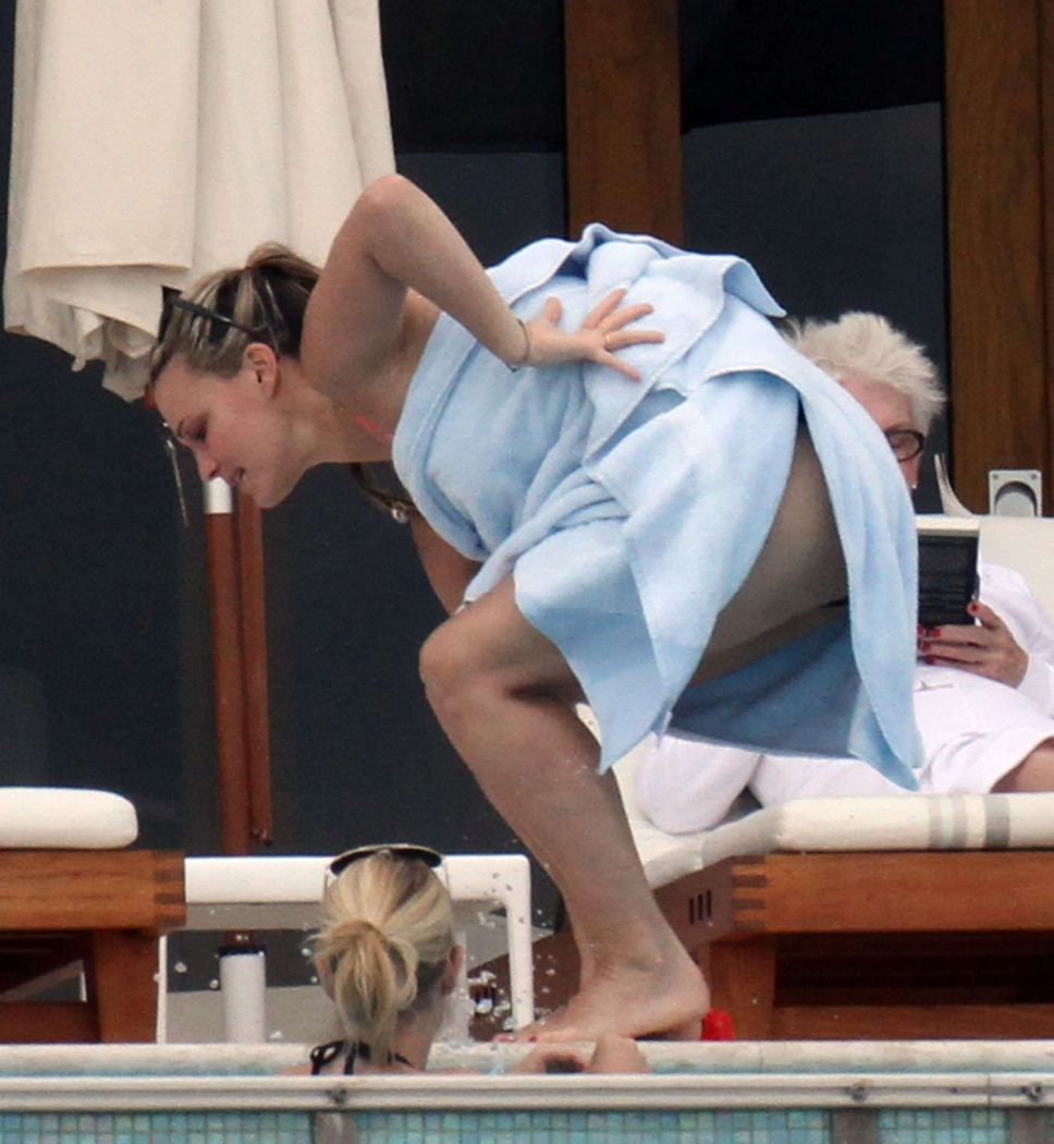 Molly Sims in a bikini