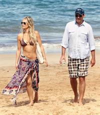 Molly Sims in a bikini