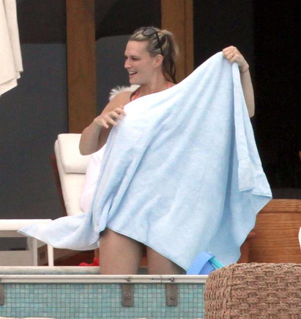 Molly Sims in a bikini