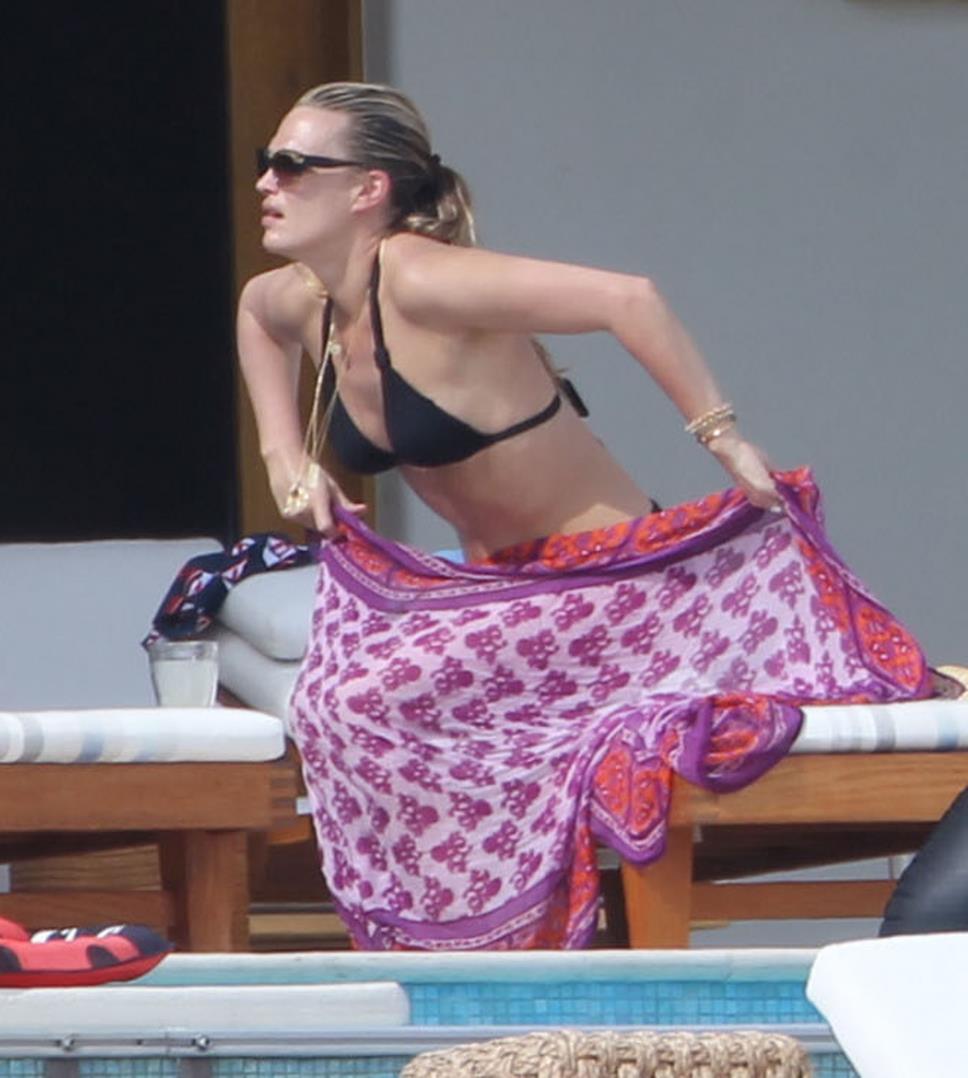 Molly Sims in a bikini