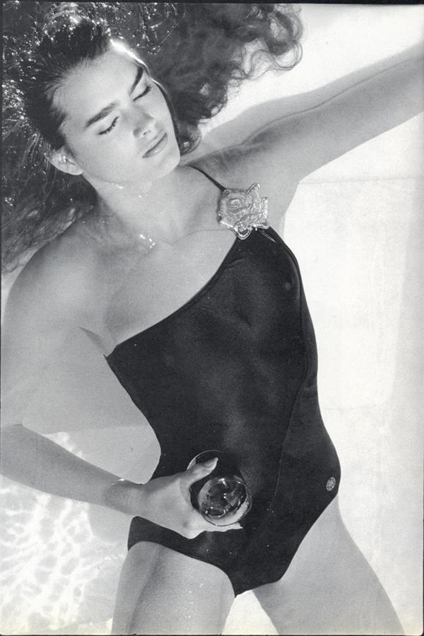 Brooke Shields in a bikini