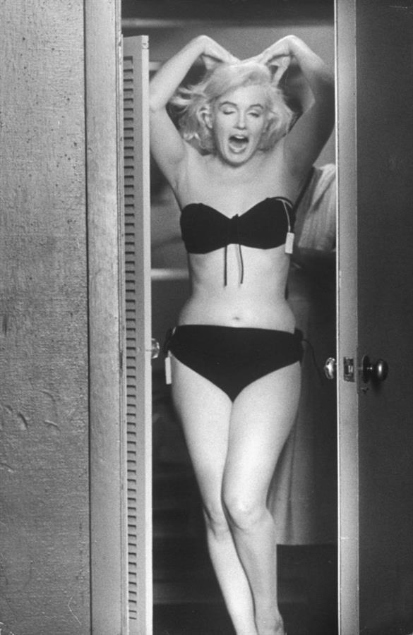 Marilyn Monroe in a bikini