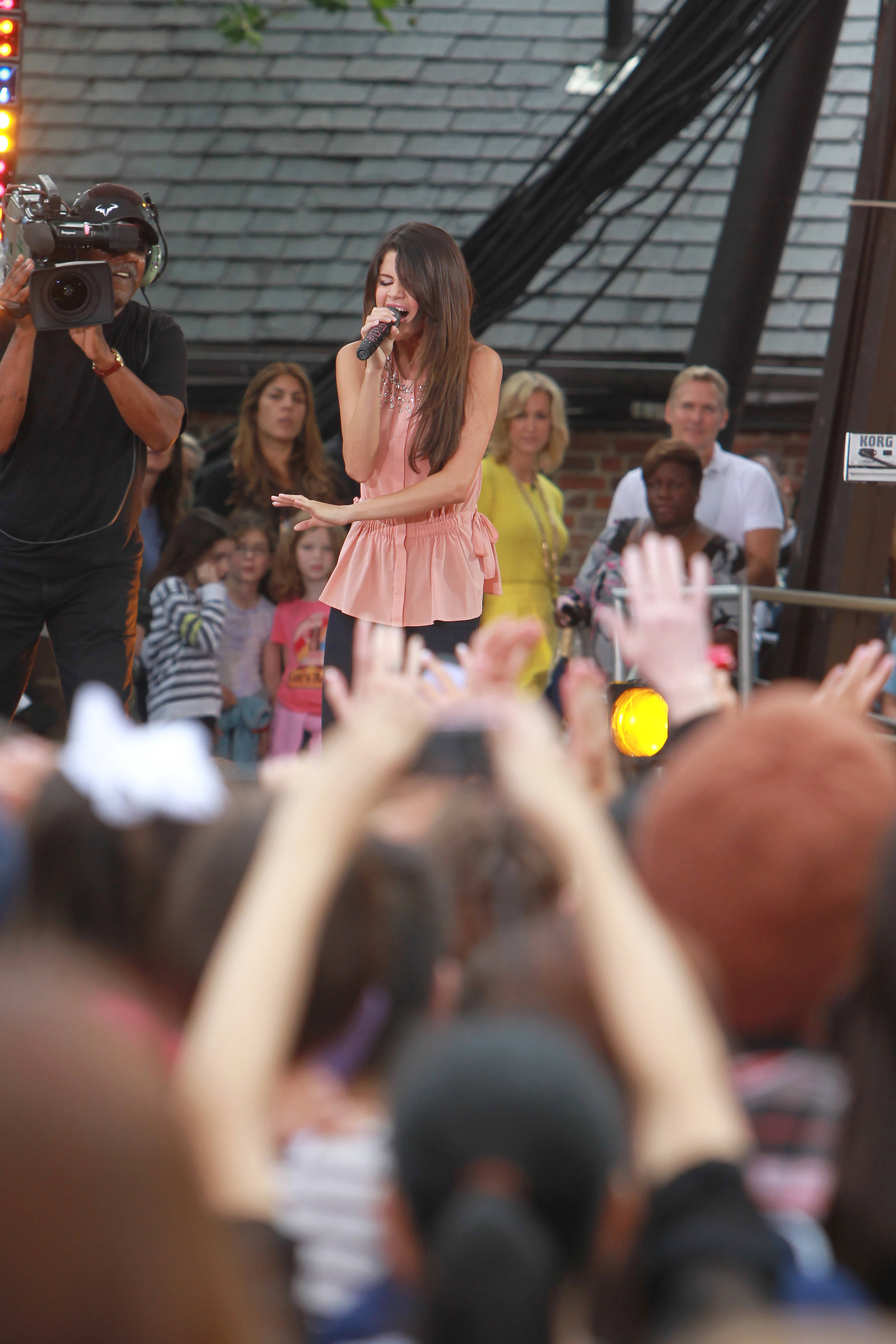 Selena Gomez performs at the Good Morning America GMA Summer Concert Series in New York City on June 17, 2011