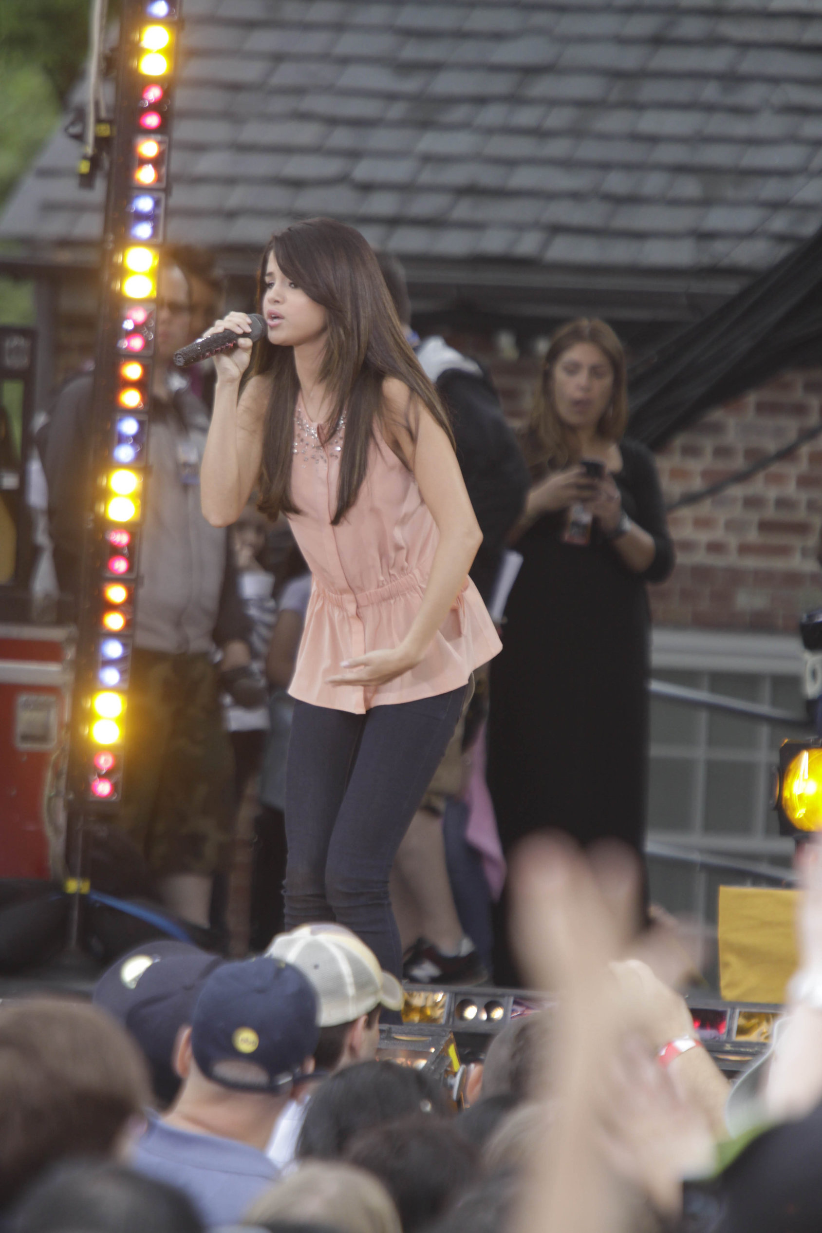 Selena Gomez performs at the Good Morning America GMA Summer Concert Series in New York City on June 17, 2011