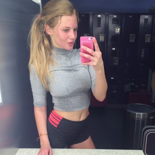 Casie Chegwidden taking a selfie