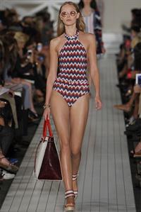 Frida Gustavsson in a bikini