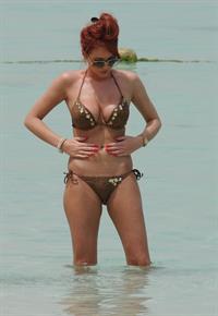 Amy Childs in a bikini
