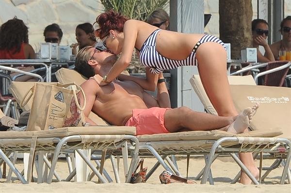 Amy Childs in a bikini