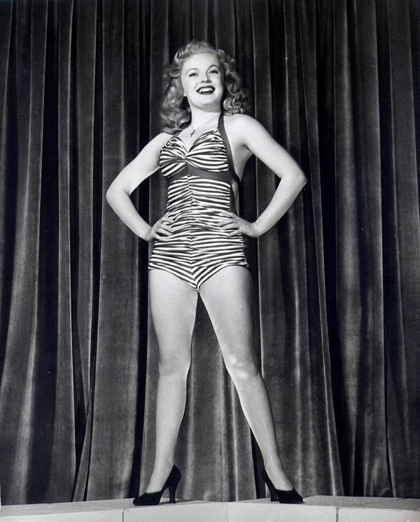 June Haver in a bikini
