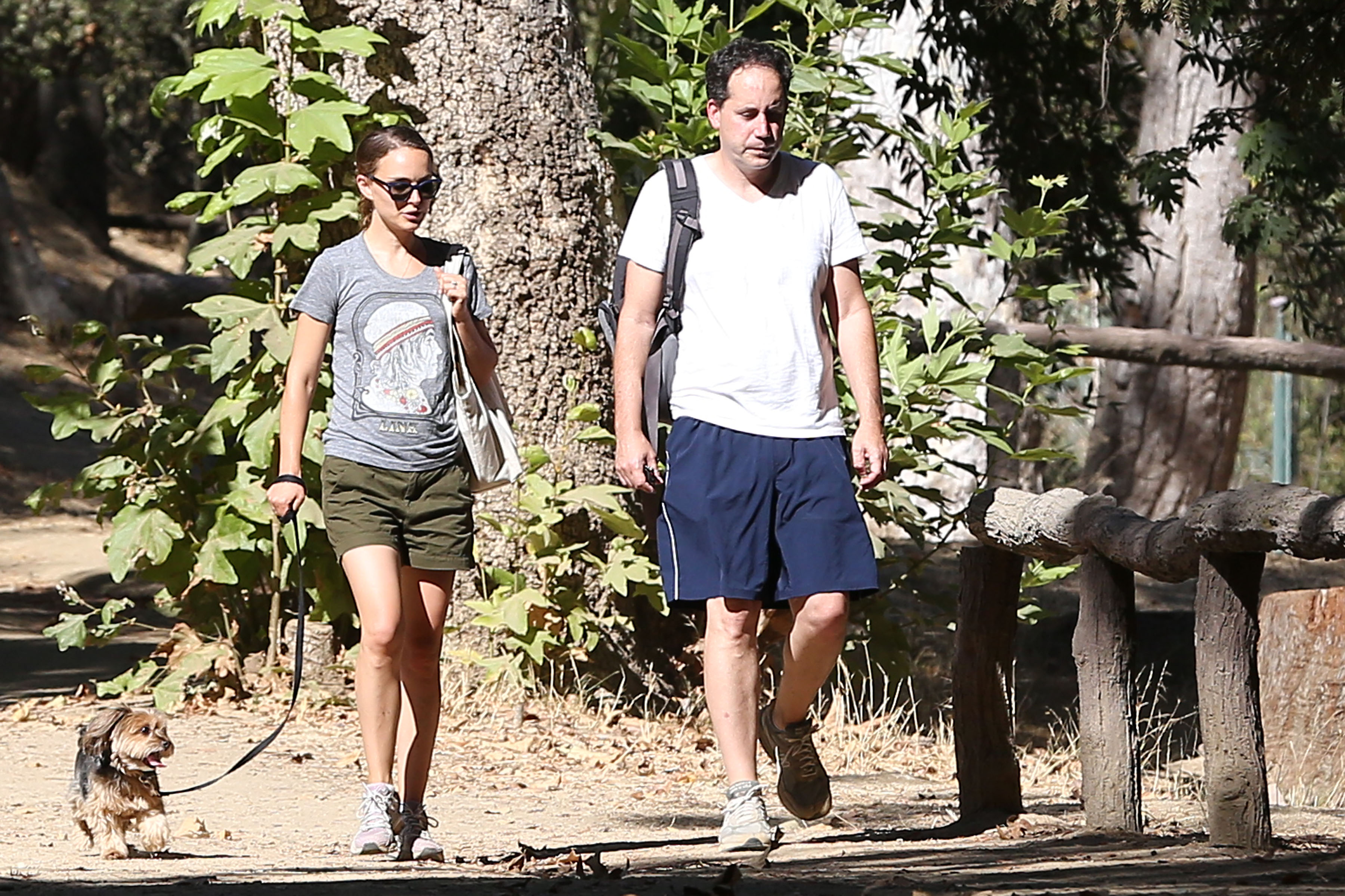 Natalie Portman – walking her dog in LA 8/16/13  