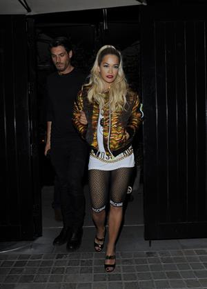 Rita Ora at the Chiltern Firehouse in central London, June 21, 2014
