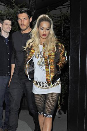 Rita Ora at the Chiltern Firehouse in central London, June 21, 2014