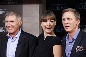 Olivia Wilde attends the Berlin premiere of Cowboys and Aliens on August 8, 2011 