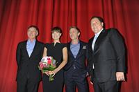 Olivia Wilde attends the Berlin premiere of Cowboys and Aliens on August 8, 2011 