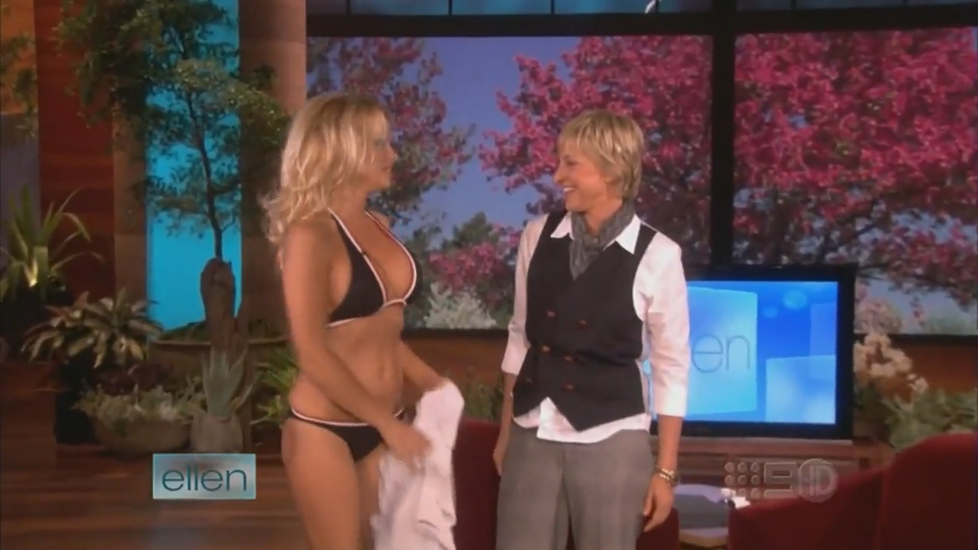 Pamela Anderson in a bikini