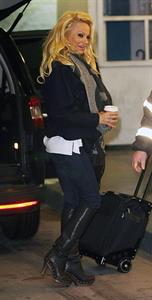 Pamela Anderson At ITV Studios in London 03.01.13 