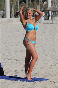 Georgia Kousoulou in a bikini