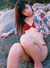 Yuko Ogura in a bikini